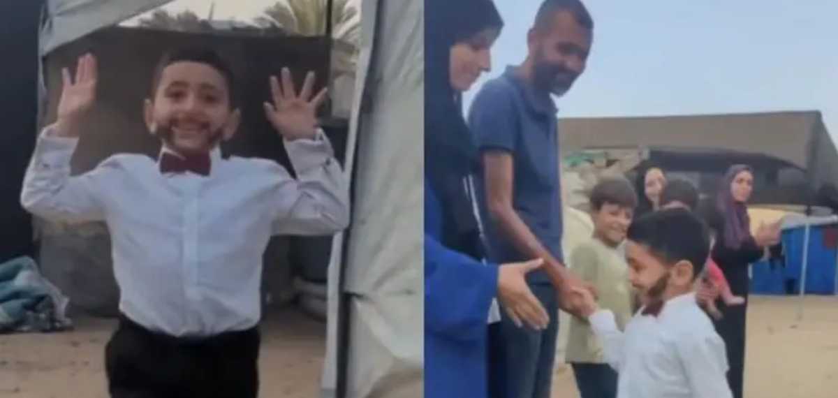 പലസ്തീൻ്റെ പ്രതീക്ഷ...മംദാനിയെ അനുകരിച്ച് ഗാസയിലെ ബാലന്; വൈറലായി വീഡിയോ