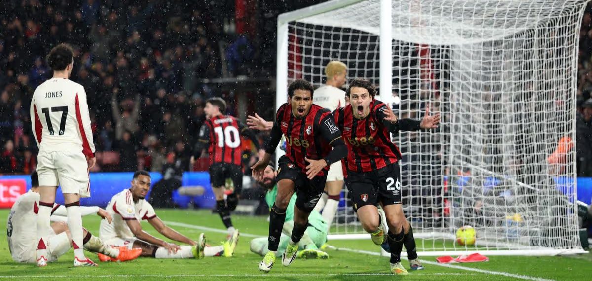 ഇഞ്ചുറി ടൈമില്‍ വിജയഗോള്‍; പ്രീമിയർ ലീഗില്‍ ലിവര്‍പൂളിനെ വീഴ്ത്തി ബോണ്‍മൗത്ത്‌