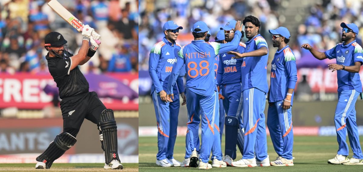 ഡാരില്‍ മിച്ചലിന്റെ മിന്നും ബാറ്റിങ്; ഇന്ത്യയ്ക്ക് മുന്നില്‍ മികച്ച വിജയലക്ഷ്യം ഉയര്‍ത്തി ന്യൂസിലാന്‍ഡ്