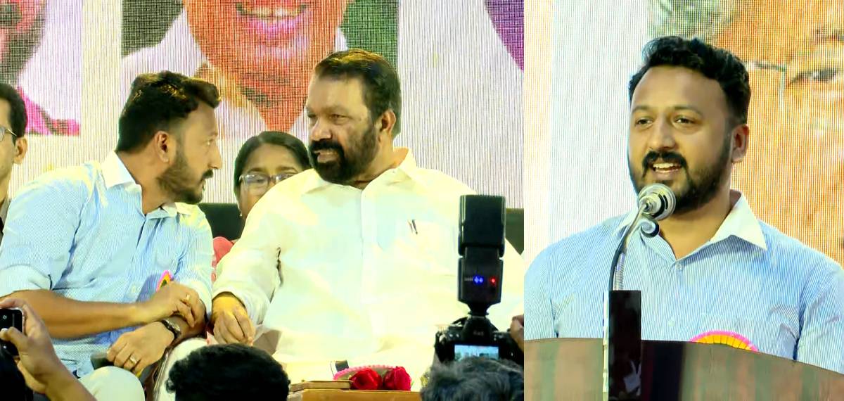 ശാസ്ത്രമേളയുടെ ഉദ്ഘാടനത്തിന് രാഹുൽ; വേദി പങ്കിട്ടത് മന്ത്രിമാർക്കൊപ്പം, മിനി കൃഷ്ണകുമാര് ഇറങ്ങിപോയി