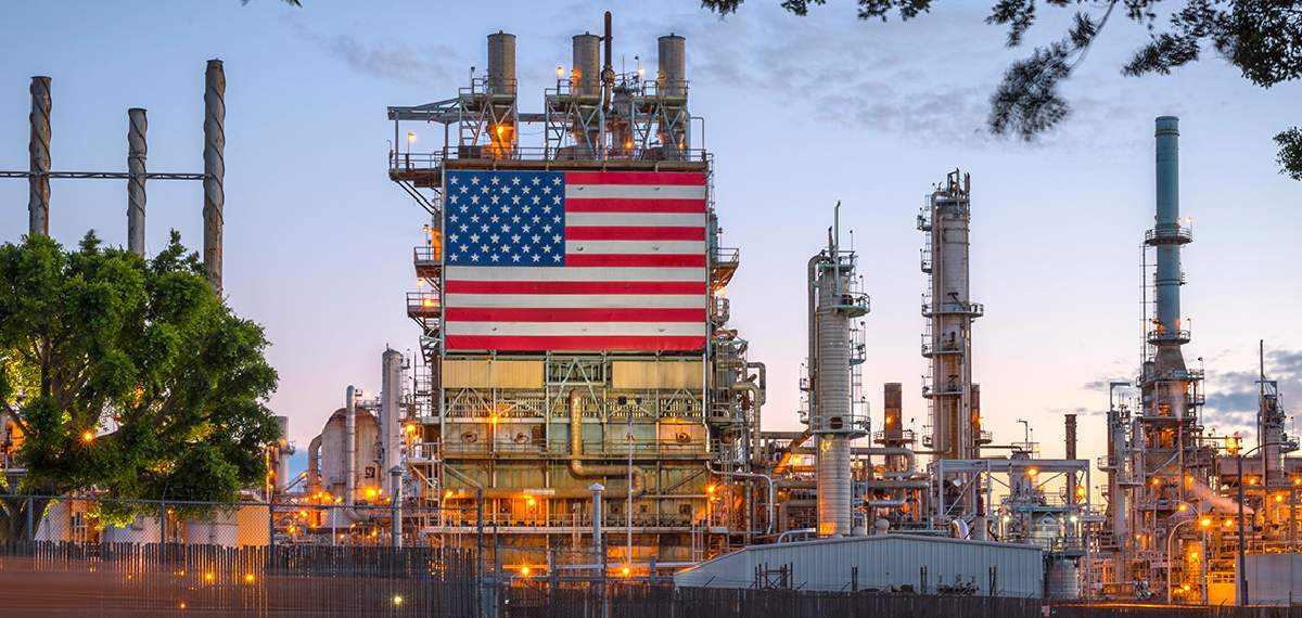 Us oil refinery