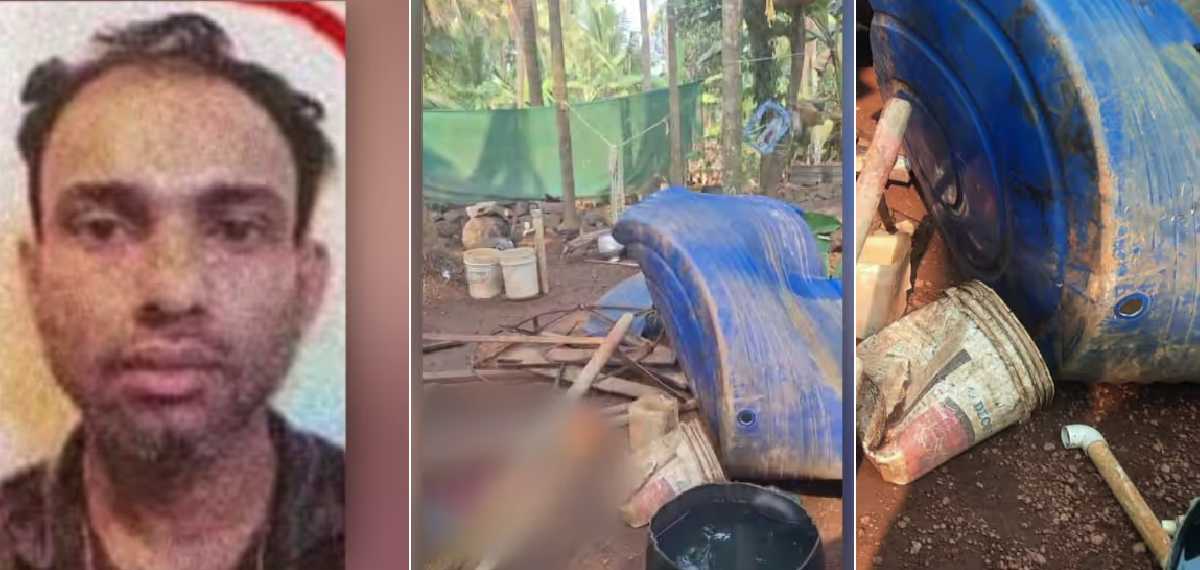 വാട്ടർ ടാങ്കിന് അടിയിൽ നിന്ന് കുളിക്കുന്നതിനിടെ ടാങ്ക് തകർന്ന് വീണു; യുവാവിന് ദാരുണാന്ത്യം