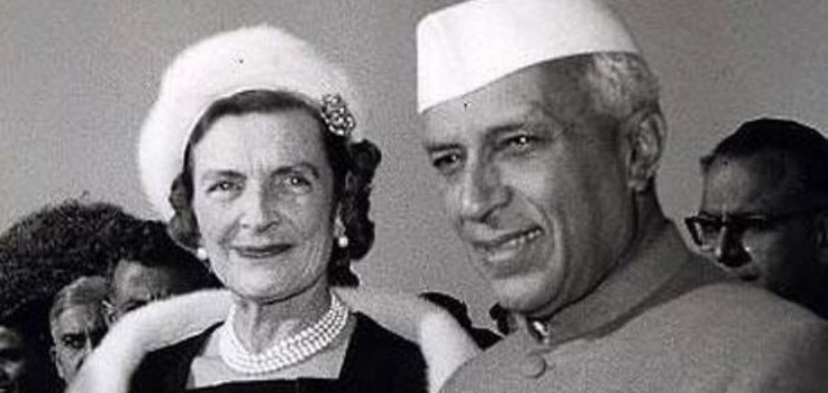 Jawahar Lal Nehru and Edwina MountBatton