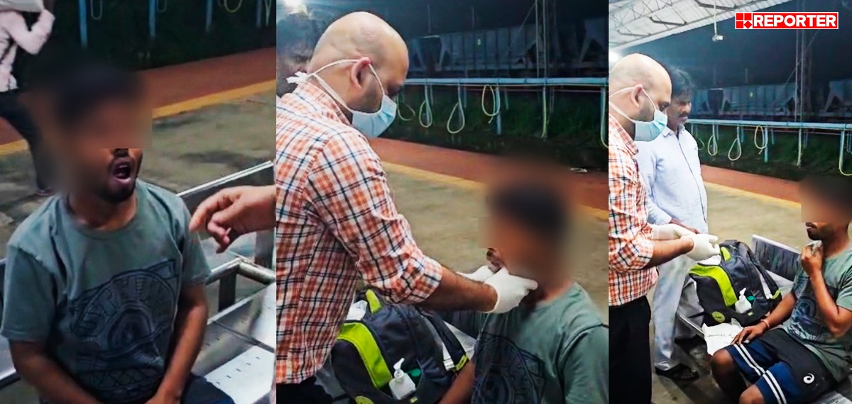കോട്ടുവായ ഇട്ടതിന് ശേഷം വായ അടയ്ക്കാനായില്ല; യാത്രക്കാരന് അടിയന്തര സഹായവുമായി റെയിൽവെ ഡിവിഷണൽ മെഡിക്കൽ ഓഫീസർ