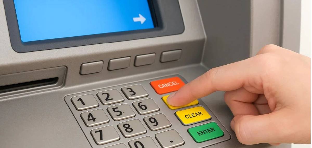 എടിഎമ്മില്‍ രണ്ട് തവണ കാന്‍സല്‍ ബട്ടണ്‍ അമര്‍ത്തിയാല്‍ എന്ത് സംഭവിക്കും?