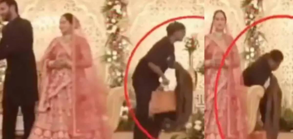 അതിഥിയാണെന്ന വ്യാജേന വിവാഹത്തിനെത്തി, 4 ലക്ഷം രൂപയുടെ സ്വര്ണം കവര്ന്നു;കല്ല്യാണ വീഡിയോയില് കള്ളന് കുടുങ്ങി