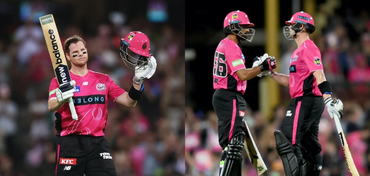 ഓവറിലെ അവസാന പന്തിലെ ബാബറിന്റെ സിംഗിൾ നിഷേധിച്ച് സ്മിത്ത്; തൊട്ടടുത്ത ഓവറിൽ അടിയോടടി