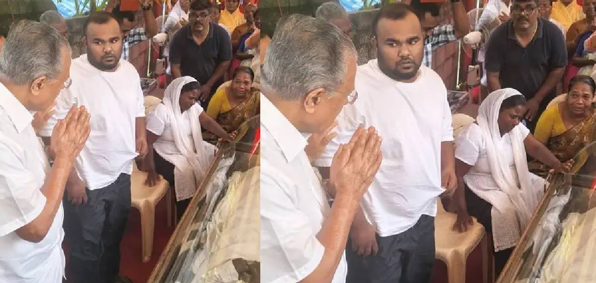 രണ്ടര പതിറ്റാണ്ടുകൾ നീണ്ട ആത്മബന്ധം; പ്രിയപ്പെട്ട ഷാജിയെ അവസാനമായി കാണാൻ മുഖ്യമന്ത്രി എത്തി