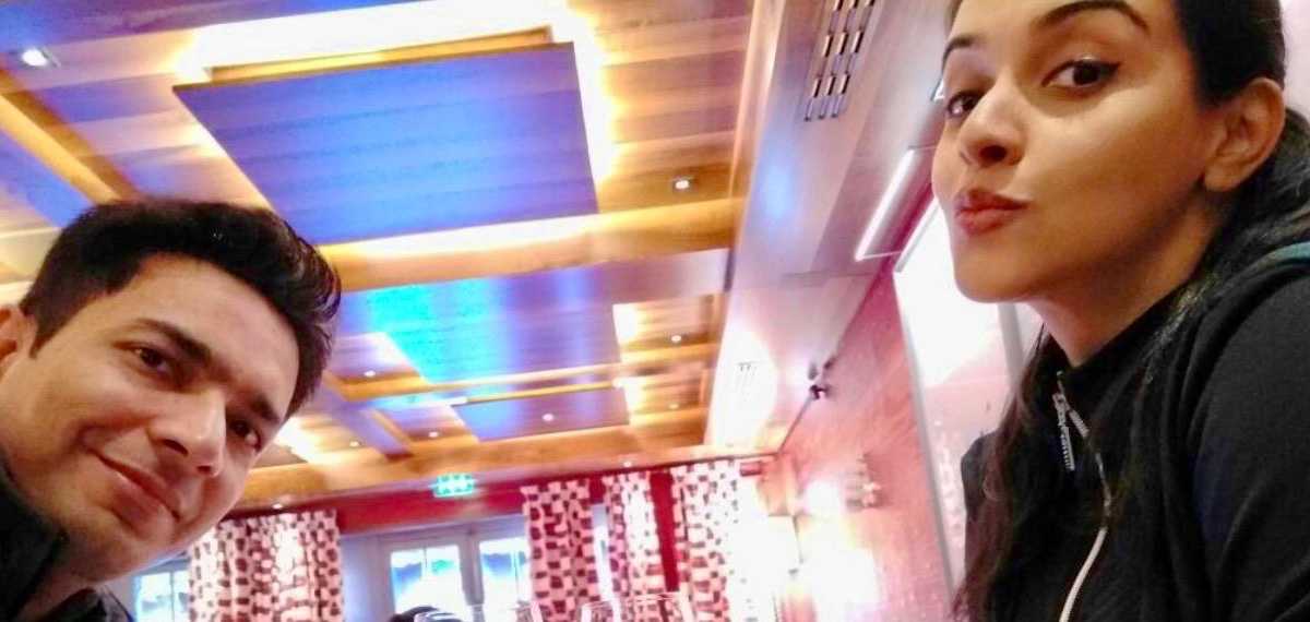 Asin with husband Rahul