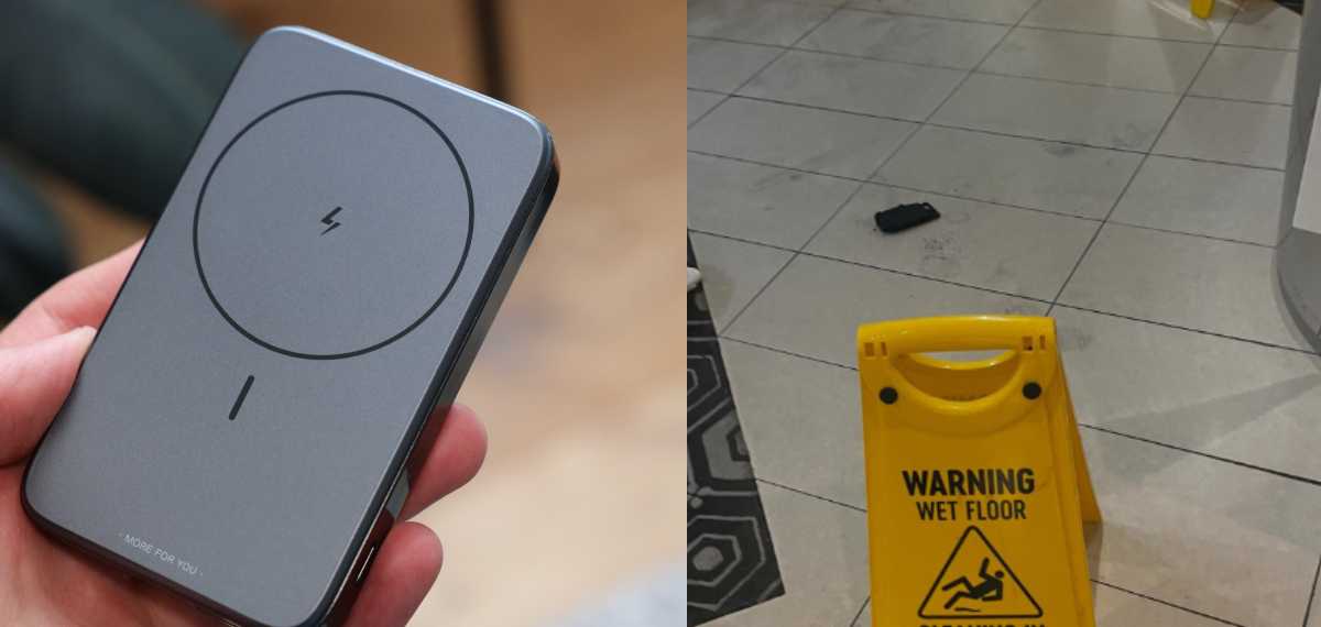 എയർപോർട്ടിൽ വെച്ച് പോക്കറ്റിൽ കിടന്ന പവർ ബാങ്ക് പൊട്ടിത്തെറിച്ചു; അമ്പതുകാരന്റെ ദേഹത്തേക്ക് തീപടർന്ന് പിടിച്ചു