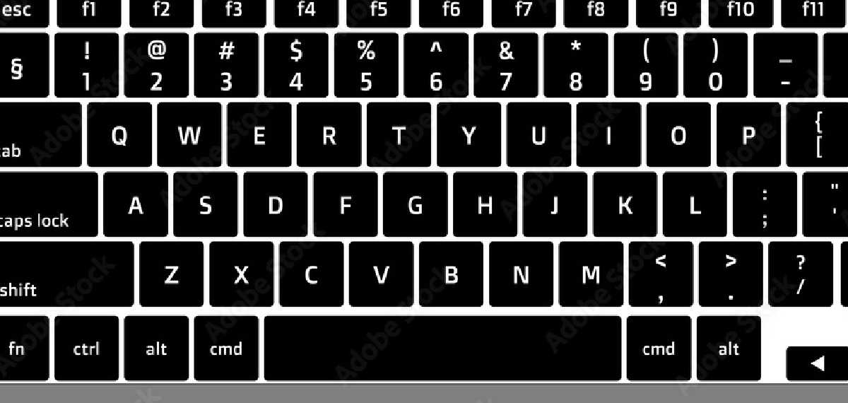 computer keyboard are not in alphabetical order