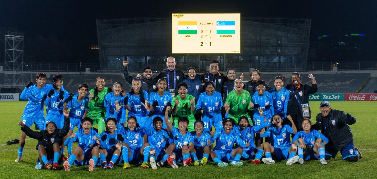 ചരിത്രം കുറിച്ച് ഇന്ത്യയുടെ U17 വനിതാ ടീം; ഉസ്‌ബെക്കിസ്ഥാനെ വീഴ്ത്തി ഏഷ്യന്‍ കപ്പ് യോഗ്യത നേടി