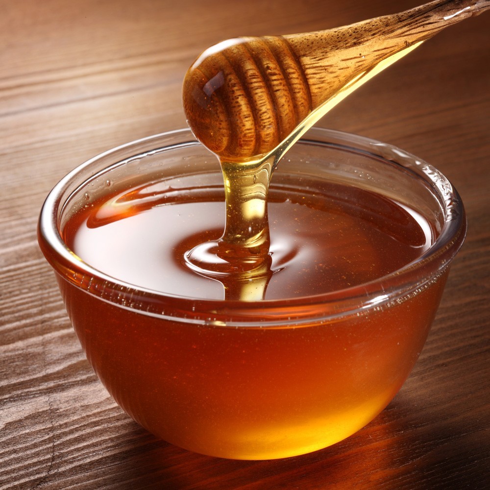 Heating honey to high temperature