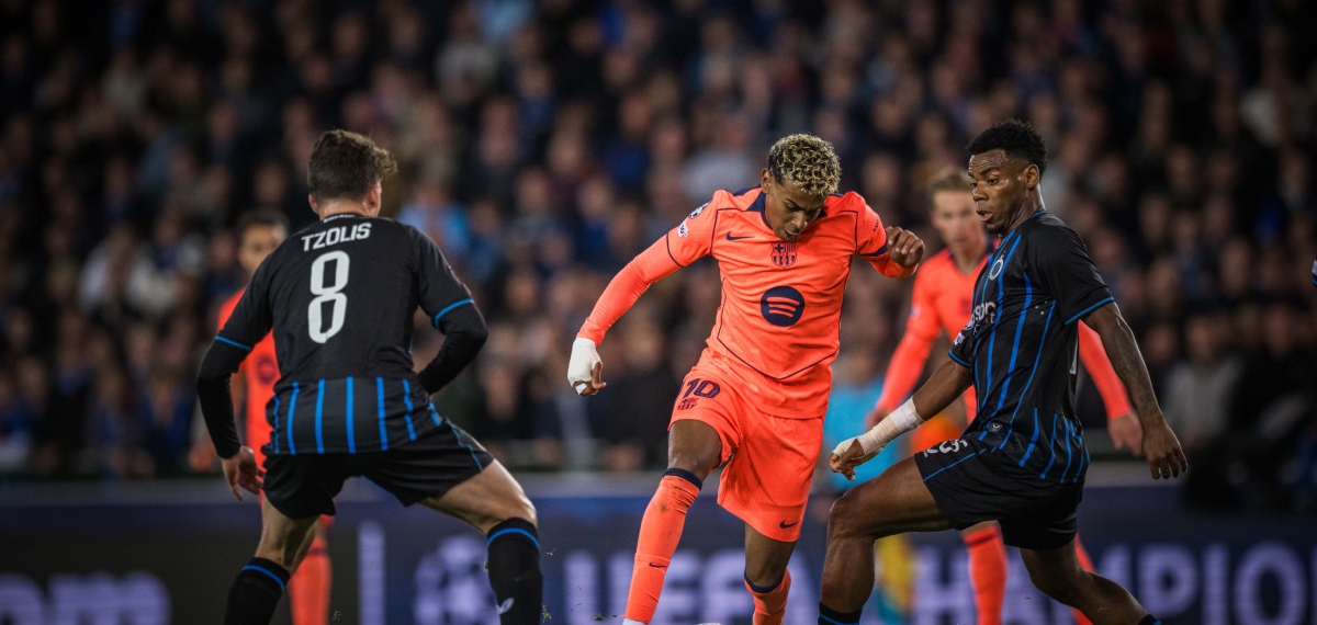 ബാഴ്‌സക്ക് ബെൽജിയൻ ക്ലബിന്റെ സമനിലപ്പൂട്ട്; ചാമ്പ്യൻസ് ലീഗ് പോയിന്റ് പട്ടികയിൽ 11-ാമത്