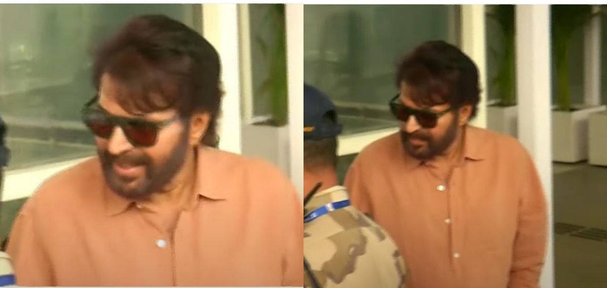 'മമ്മൂക്ക ബാക്ക് ഇൻ ആക്ഷൻ', മഹേഷ് നാരായണൻ ചിത്രത്തിനായി ഹൈദരാബാദിലേക്ക്; ചിത്രങ്ങൾ പുറത്ത്