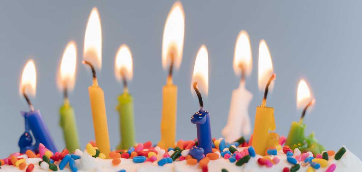 blow out the candles cutting a birthday cake