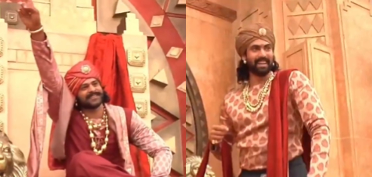 ബാഹുബലിയുടെ കുറുമ്പ് കൂടുന്നുണ്ട്, ചിരിച്ച് മടുത്ത് പൽവാൽ ദേവൻ, രാജമൗലി സെറ്റിലെ വീഡിയോ വൈറൽ