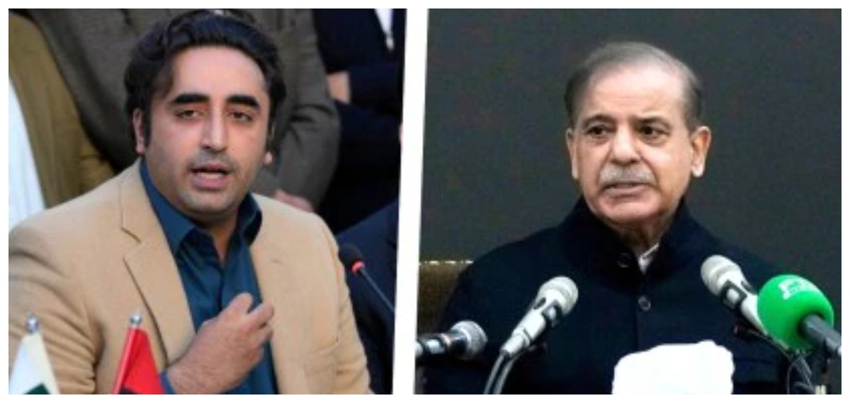Bilawal Bhutto and Shehbaz Sharif
