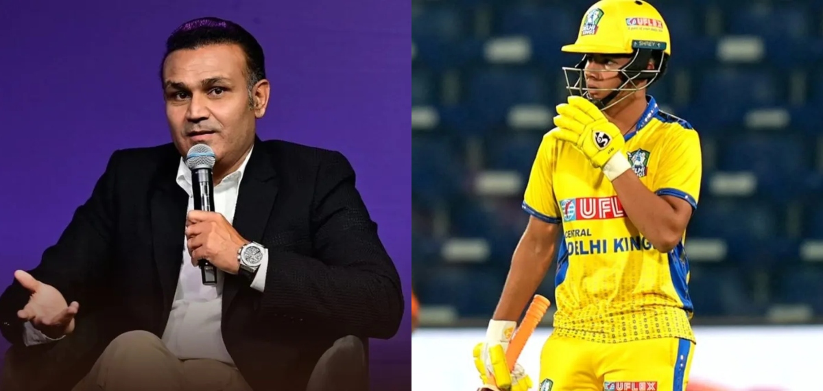 'അച്ഛന്‍ പറയുന്നതും കേള്‍ക്കണമല്ലോ'; DPL അരങ്ങേറ്റ മത്സരത്തിന് ശേഷം ആര്യവീർ സെവാഗ്