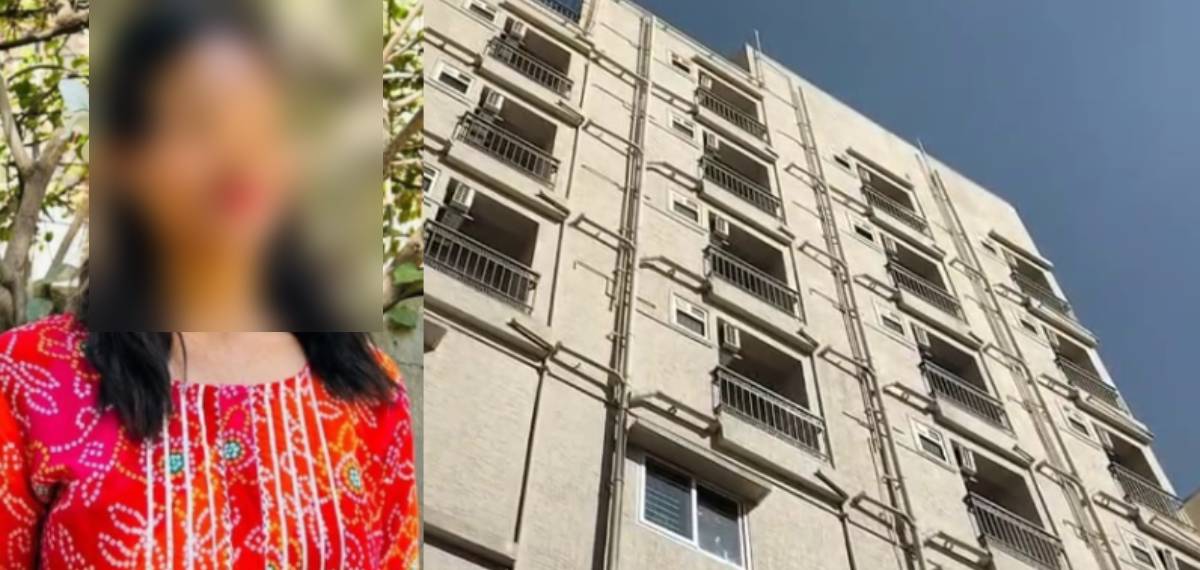 ലഹരി പാര്ട്ടി നടക്കുന്നുവെന്ന് നാട്ടുകാർ;പരിശോധനയിൽ നിന്ന് രക്ഷപ്പെടാൻ നാലാം നിലയിൽ നിന്ന് ചാടി യുവതി