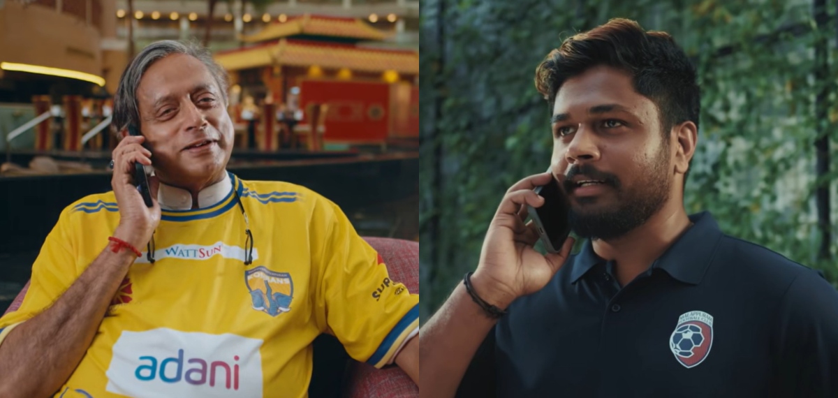 'രാജസ്ഥാൻ മരുഭൂമി മേം മണൽ മത് ഡാലോ ശശി സാർ'; തരൂരിന്റെ 'ഇംഗ്ലീഷ് ഭീഷണി'ക്ക് മറുപടിയുമായി സഞ്ജു, പ്രൊമോ വൈറൽ