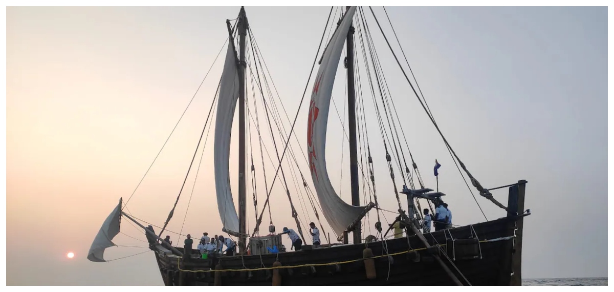 INSV Kaundinya maidan voyage