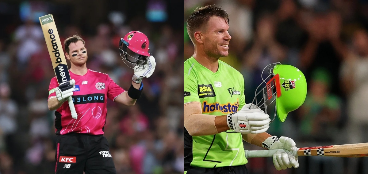 വാർണറിന്റെ സെഞ്ച്വറിക്ക് 41 പന്തിൽ സ്മിത്തിന്റെ സെഞ്ച്വറി മറുപടി; ബിഗ് ബാഷിൽ സിഡ്‌നി സിക്സേഴ്സിന് ജയം