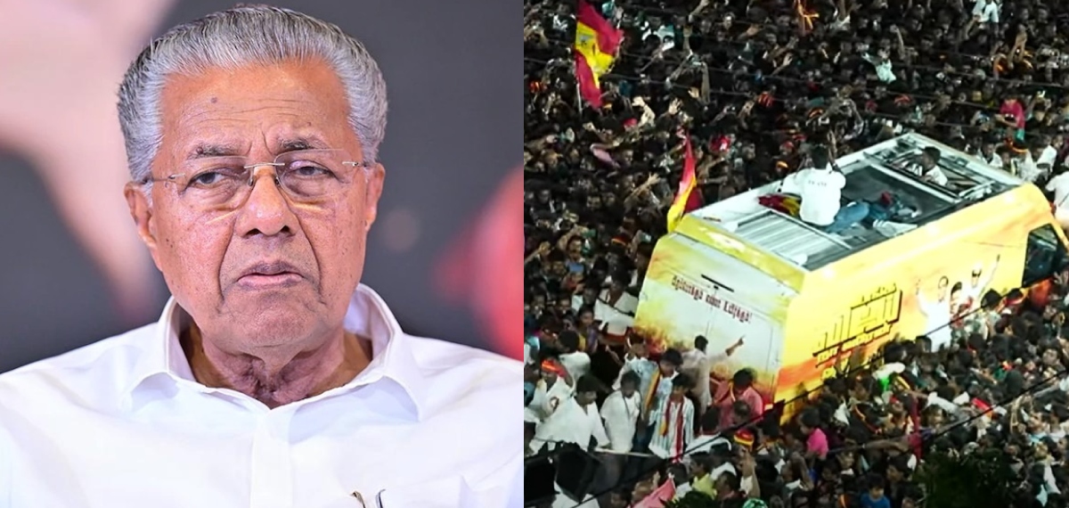 കരൂര്‍ ദുരന്തം: അത്യന്തം ദുഃഖകരം; മരണങ്ങളില്‍ അതീവ ദുഃഖം രേഖപ്പെടുത്തുന്നുവെന്ന് മുഖ്യമന്ത്രി