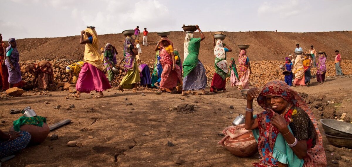 Women working as a part of MGNREGA scheme