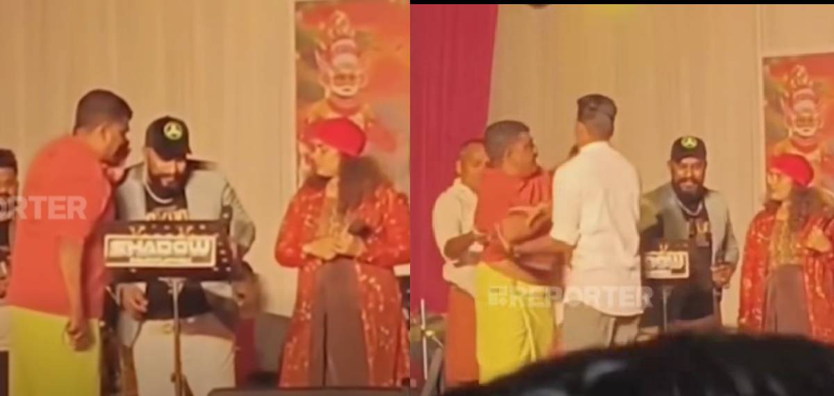 കണ്ണൂരിൽ ക്ഷേത്രോത്സവത്തിനിടെ ഗണഗീതം പാടി, CPIM പ്രവർത്തകർ ഇടപെട്ട് നിർത്തിവെപ്പിച്ചു; കയ്യാങ്കളി