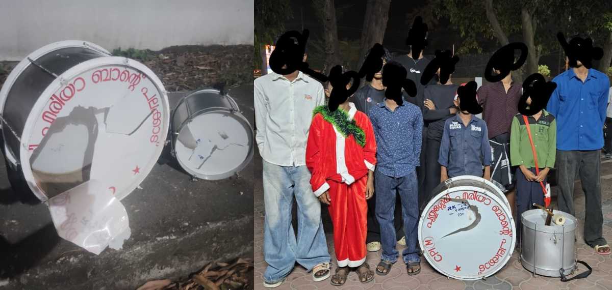 പാലക്കാട് പുതുശ്ശേരിയില്‍ കരോള്‍ സംഘത്തെ ആക്രമിച്ചു; ആര്‍എസ്എസ് പ്രവര്‍ത്തകന്‍ അറസ്റ്റില്‍