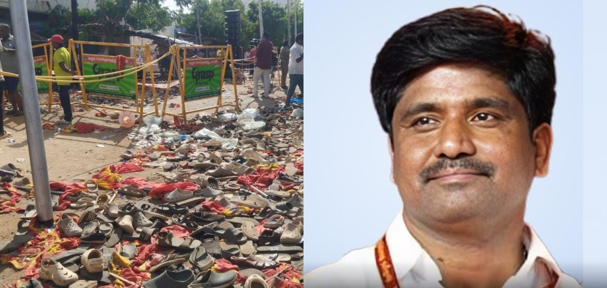 കരൂര്‍ ദുരന്തം; ടിവികെ നേതാവ് മതിയഴകന്‍ അറസ്റ്റില്‍