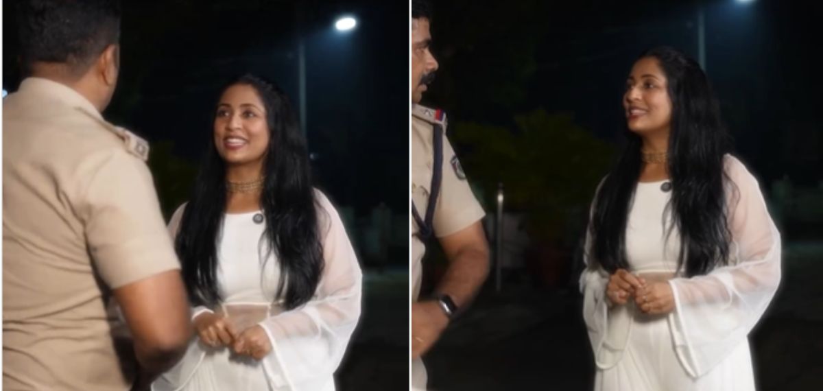 'പാതിരാത്രി' റോഡിൽ ഡാൻസ് കളിച്ചു; നവ്യ നായരെ 'പൊലീസ് പിടിച്ചു'; വീഡിയോ വൈറൽ..
